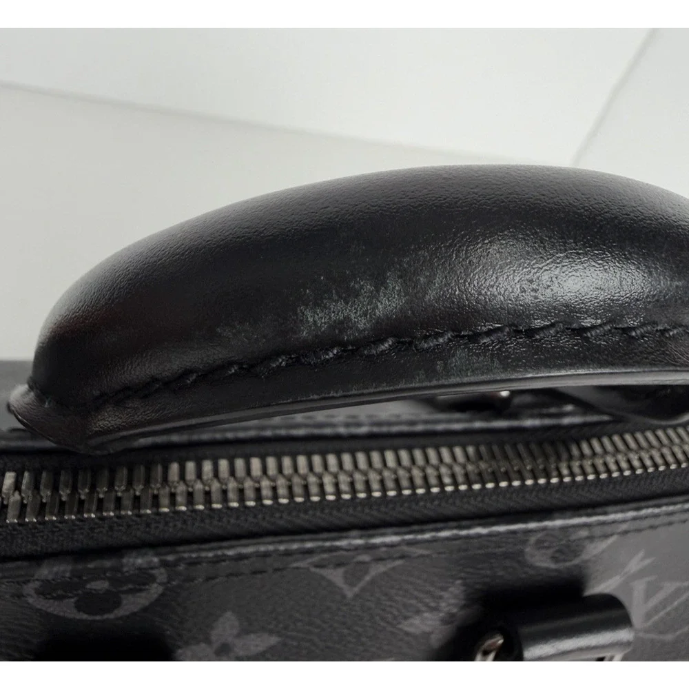 Louis Vuitton Keepall Bandouliere 25 Monogram Eclipse Reverse Coated Canvas F2 - Picture 10 of 16